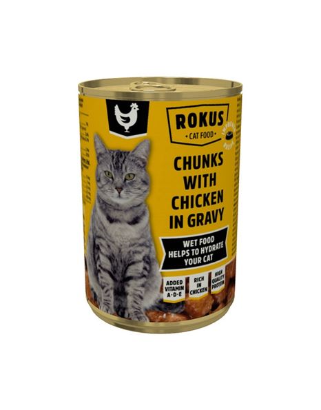 Rokus Cat With Chicken 415gr