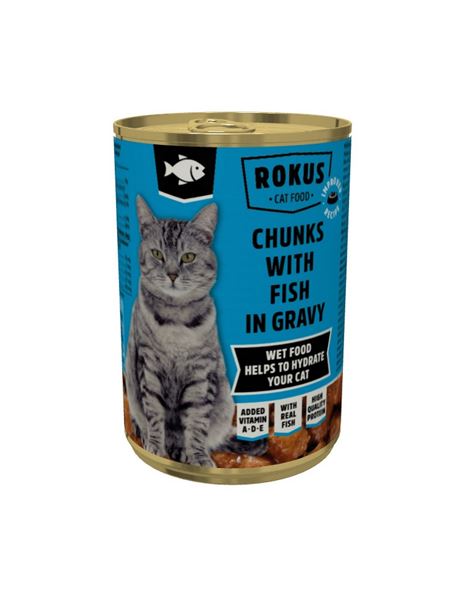 Rokus Cat With Fish 415gr