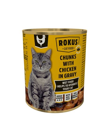 Rokus Cat With Chicken 810gr