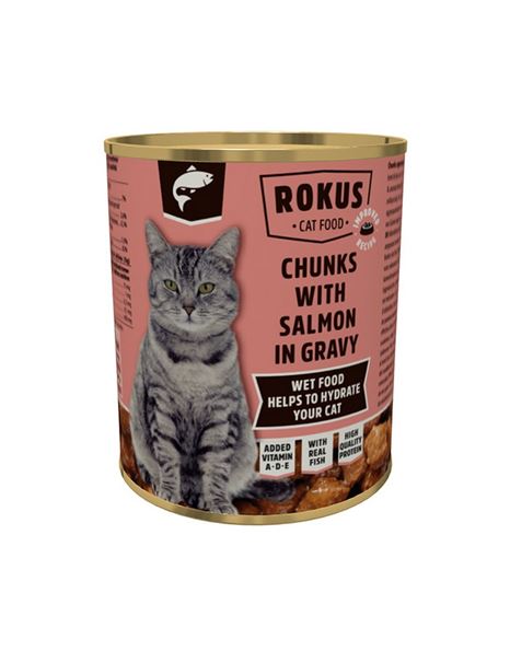 Rokus Cat With Salmon 810gr
