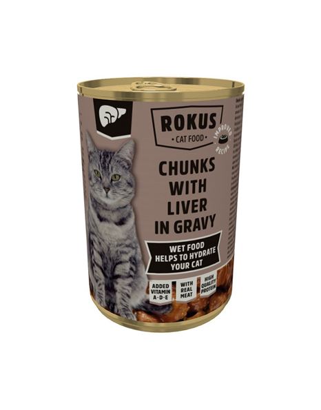 Rokus Cat With Liver 415gr
