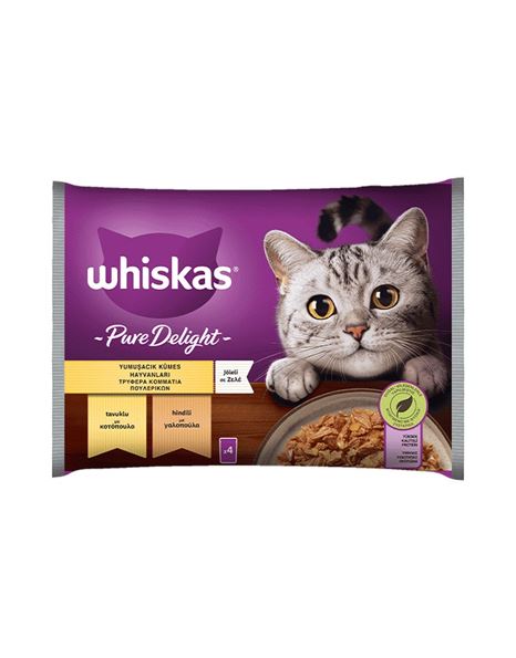 Whiskas Multipouch Pure Delight In Jelly 4x85gr