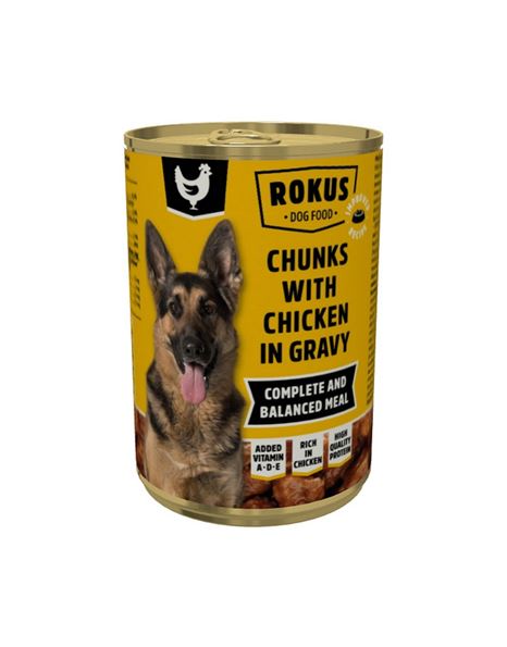 Rokus Dog With Chicken 415gr