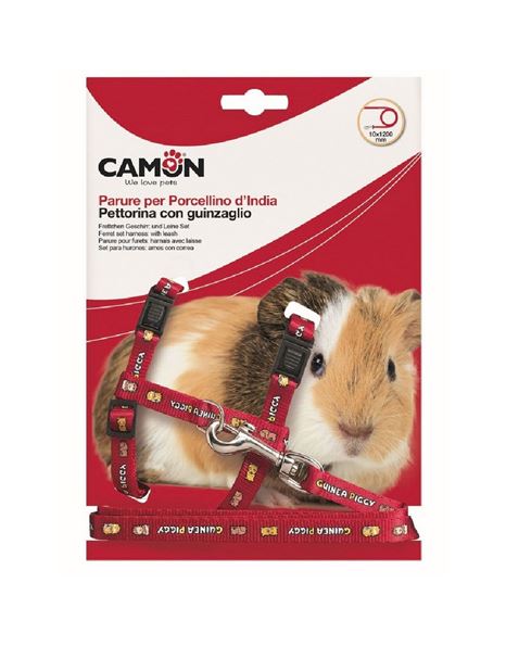 Camon Leash&Harness Set Piggy For Guinea Pigs 10x1200mm