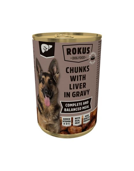 Rokus Dog With Liver 415gr