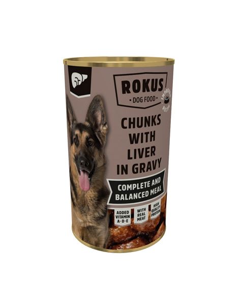 Rokus Dog With Liver 1240gr
