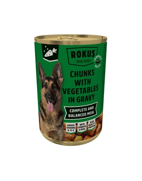 Rokus Dog With Vegetables 415gr