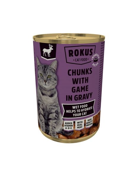 Rokus Cat With Game 415gr