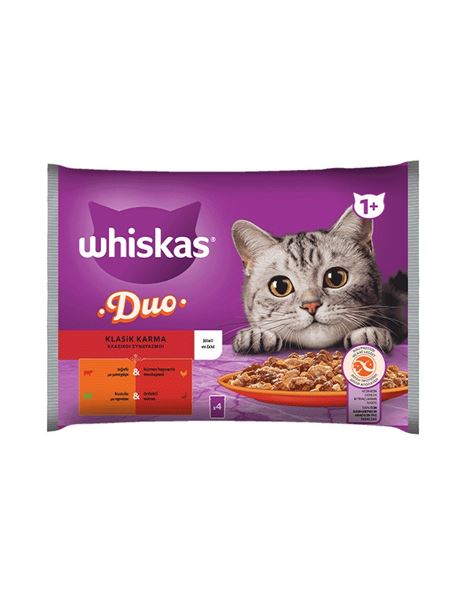 Whiskas Multipouch Duo Classic Combinations in Jelly 4x85gr