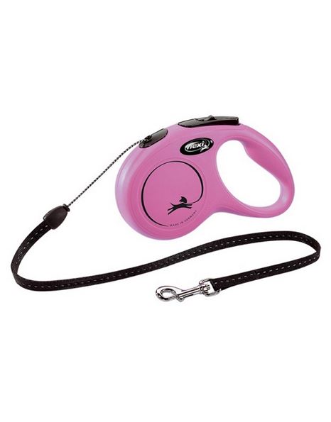 Flexi Classic Small Cord Pink 5m