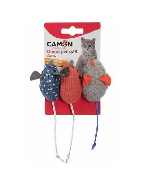 Camon Cat Toy Mouse 3pcs