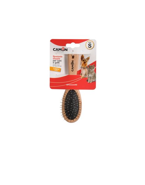 Camon Double Wooden Brush Small