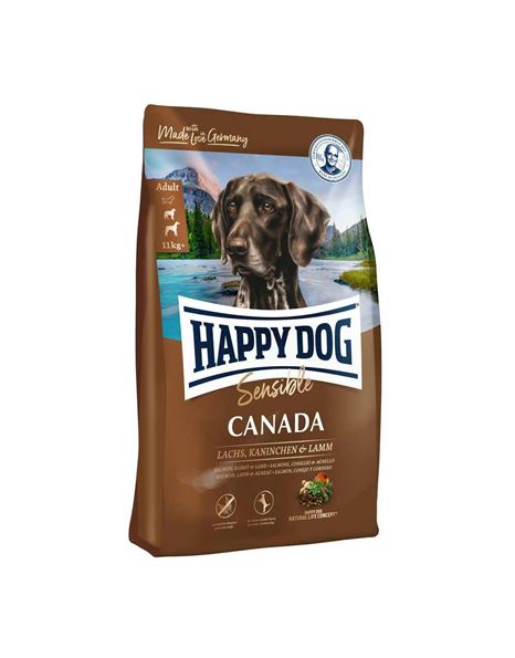 Happy Dog Grain Free Sensible Supreme Canada Salmon, Rabbit And Lamb 11kg