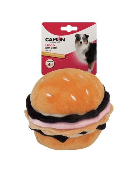 Camon Squaker Plush Toy Hamburger 12cm