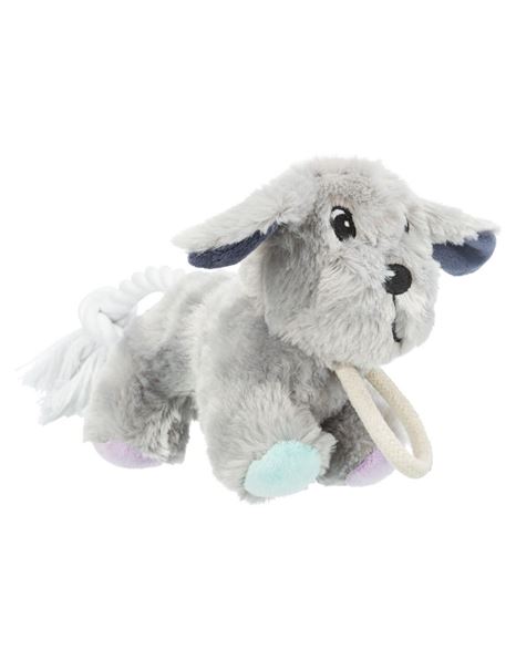Trixie Soft Toy Dog With Sound And Rope For Puppies 24cm