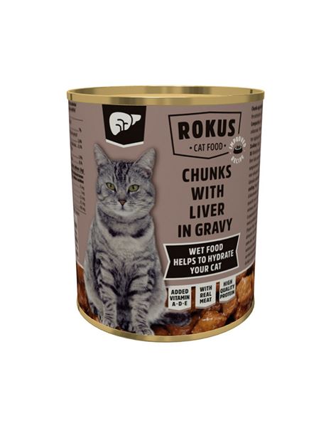 Rokus Cat With Liver 810gr