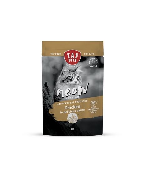 Taf Neow Premium Adult Cats Chicken In Sauce 80gr