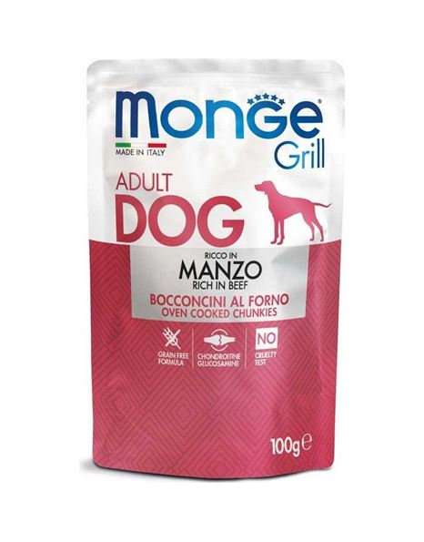 Monge Dog Grill Rich In Beef 100gr