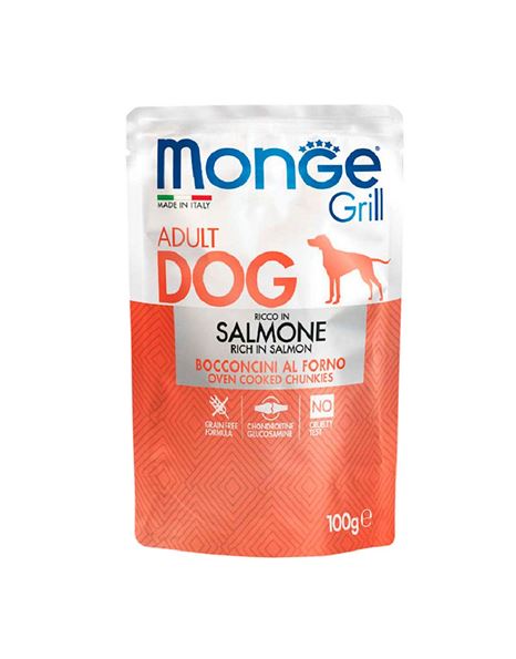 Monge Grill Adult Dog Rich In Salmon 100gr