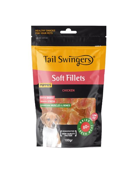 Tailswingers Soft Fillets With Chicken For Puppies 100gr