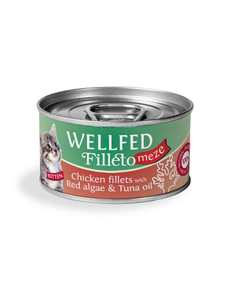 <p>Wellfed Filleto Meze Chicken for Kitten 70gr</p>
