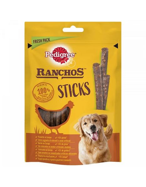 Pedigree Ranchos Sticks Κοτόπουλο 60gr