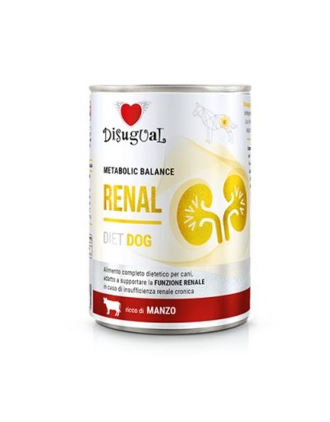Disugual Renal Diet Pate For Dogs With Beef 400gr