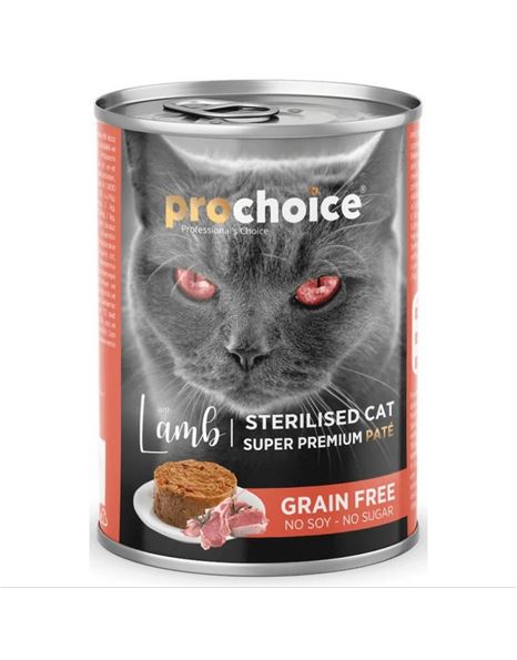 Prochoice Pate For Sterilized Cats With Lamb 400gr