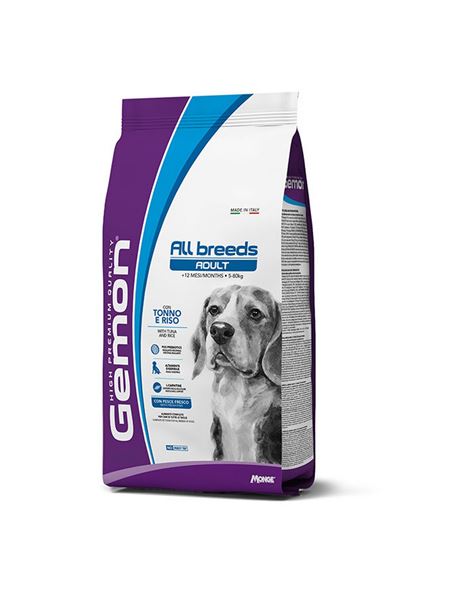 Gemon Adult All Breeds Tuna And Rice 15kg -5€