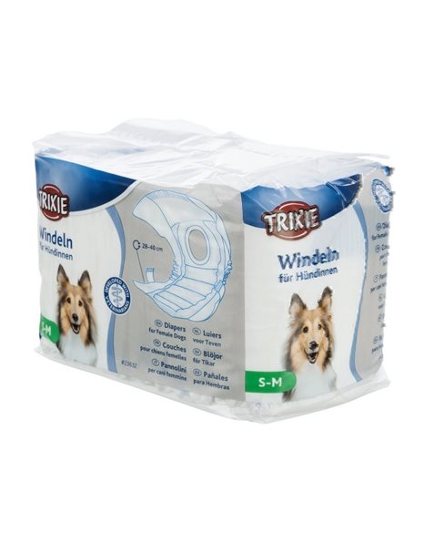 Trixie Diapers For Female Dogs Small-Medium 28-40cm 12pcs