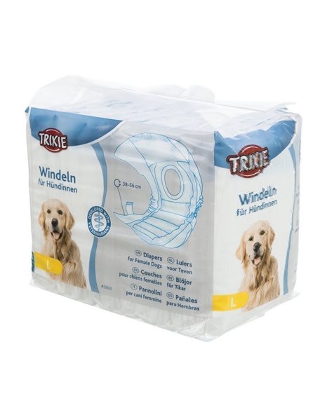 Trixie Diapers For Female Dogs Large 38-56cm 12pcs