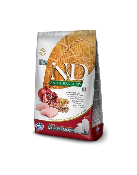 N&D Low Grain Chicken And Pomegranate Puppy Medium 2.5kg