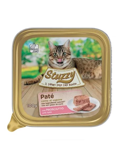 Stuzzy Cat Paté Prosciutto Steam Cooked 100gr