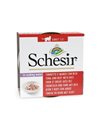 Schesir Natural Tuna, Beef Fillets and Rice 85g