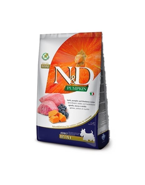 N&D Grain Free Pumpkin Lamb And Blueberry Adult Mini 2,5kg