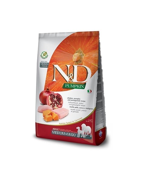 N&D GF Chicken And Pomegranate Adult Medium And Maxi 12kg