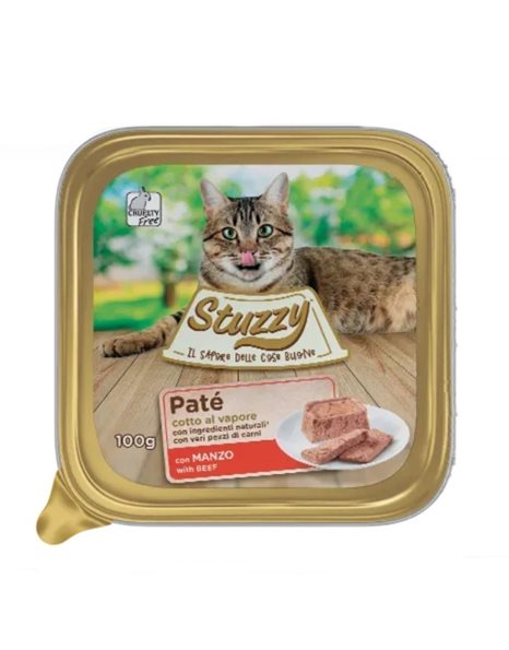 Stuzzy Cat Paté Beef Steam Cooked 100gr