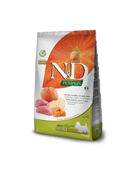N&D Grain Free Pumpkin Boar And Apple Adult Mini 2,5kg