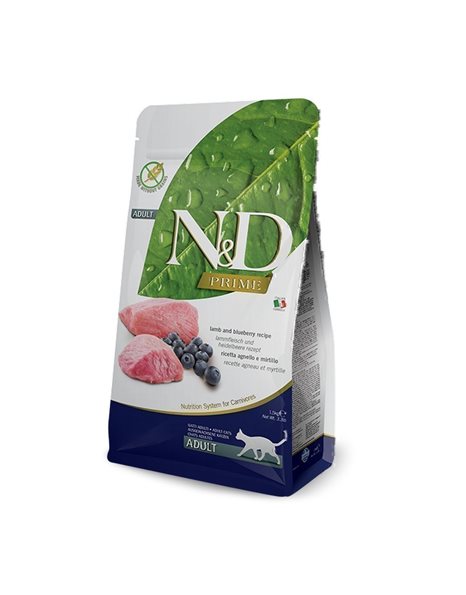 N&D Prime Grain Free Lamb & Blueberry Adult Cat 1.5kg