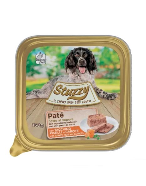 Mister Stuzzy Adult Dog Turkey Green Peas and Carrots 150gr
