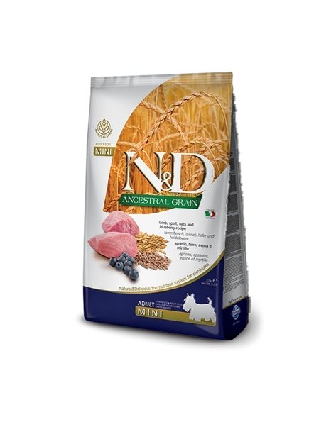 N&D Low Grain Lamb And Blueberry Adult Mini 800gr