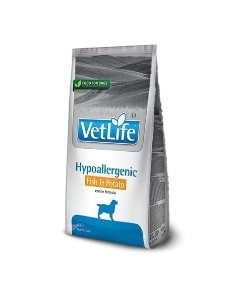 Vet Life Farmina Hypoallergenic Fish & Potato Dog 12kg