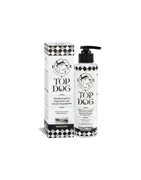 Top Dog Εξειδικευμένο Σαμπουάν Για Λευκά Τριχώματα 250ml