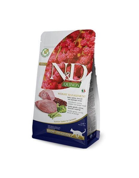 N&D Cat Quinoa Lamb And Broccoli Weight Management 300gr