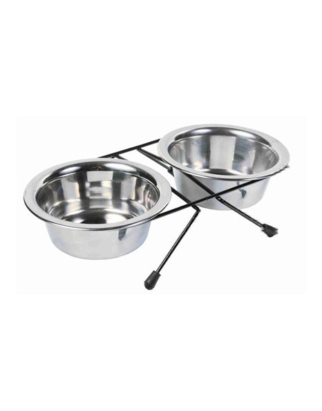 Trixie Stainless Steel Bowl Set 0.45l