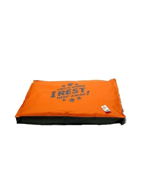 Pet Interest Waterproof Dog Cushion Orange Large 100x70x8cm