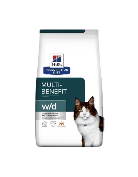 Hill's Prescription Diet Feline w/d Multi Benefit Chicken 1,5kg