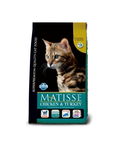 Matisse Για Ενήλικες Γάτες Με Κοτόπουλο Και Γαλοπούλα 1,5kg
