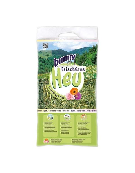 Bunny Freshgrass Hay Blossoms 500gr