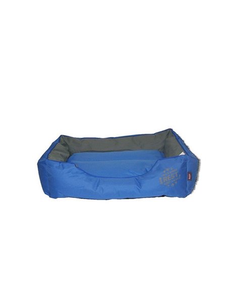 Pet Interest Waterproof Dog Bed Blue Small 55x45x19cm